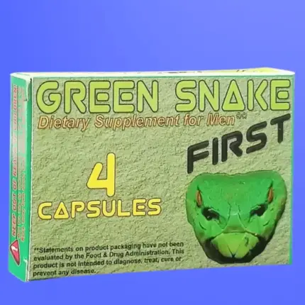 Green Snake First - Potencia növelő kapszula (4 db)