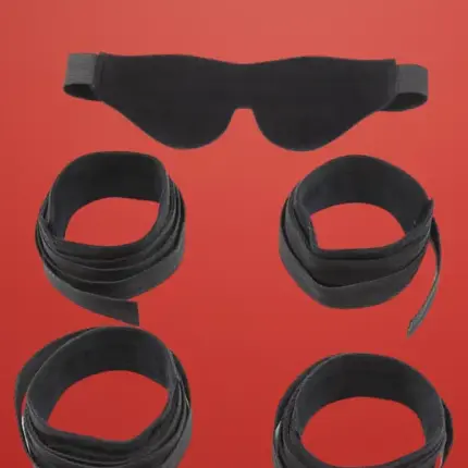 Latetobed - Tépőzáras kötöző szett szemtakaróval