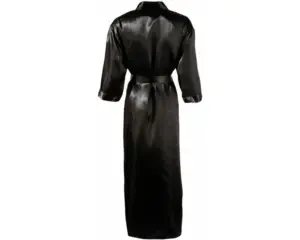 Cottelli - Szatén köntös (fekete) - Image 3