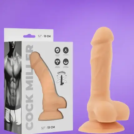 Cock Miller - Realisztikus dildó herékkel (13cm)