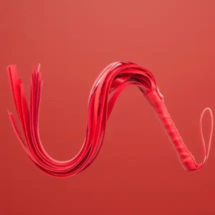 Latetobed - Piros korbács (45cm)