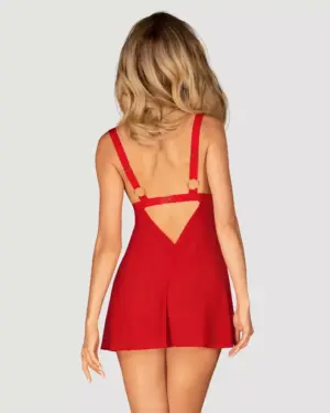 Obsessive Elianes - Babydoll tangával (piros) - Image 2