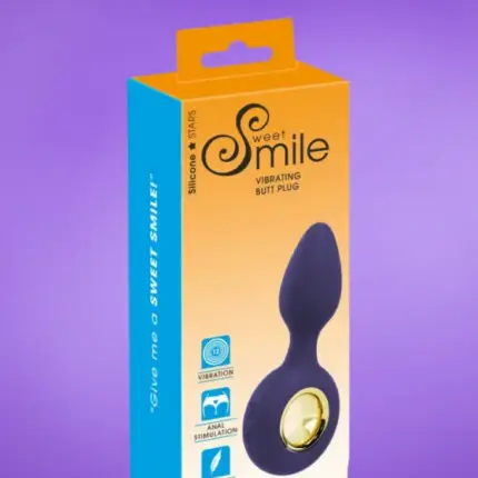 SMILE - Akkus anál vibrátor (lila)