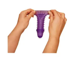 You2Toys - X-tra Lust rücskös péniszköpeny (lila) - Image 4