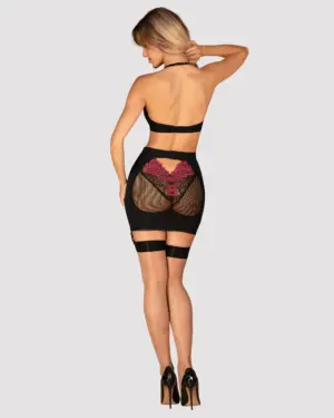 Obsessive Rosenty - Kétrészes szett harisnyatartóval - Image 4