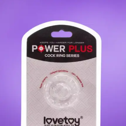 Lovetoy - Áttetsző péniszgyűrű