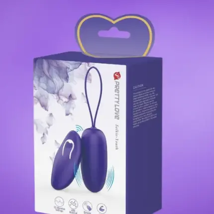 Pretty Love Selkie Youth - Vibrációs tojás távirányítóval (lila)