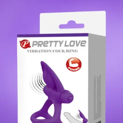 Pretty Love Vibration - Vibrációs péniszgyűrű (lila)