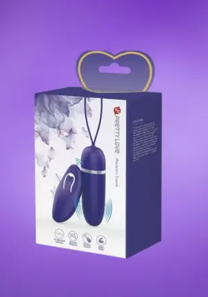 Pretty Love Darlene - Távirányítós vibrációs tojás (lila)