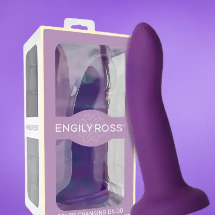 Dildox by Engily Ross - Tapadókorongos dildó (sötét lila)