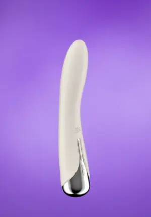 Satisfyer Spinning G-Spot 1 - Forgó fejes G-pont vibrátor (bézs)