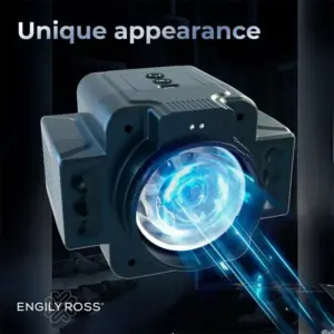 Engily Ross Cumera - Kamera formájú maszturbátor forgó funkcióval - Image 6