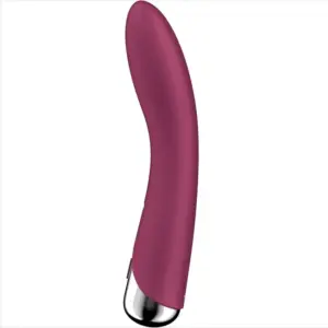 Satisfyer Spinning G-Spot 1 - Forgó fejes G-pont vibrátor (bordó) - Image 3