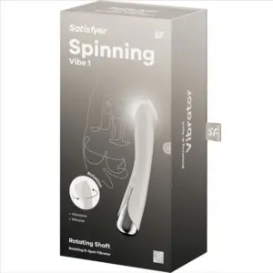 Satisfyer Spinning G-Spot 1 - Forgó fejes G-pont vibrátor (bézs) - Image 5