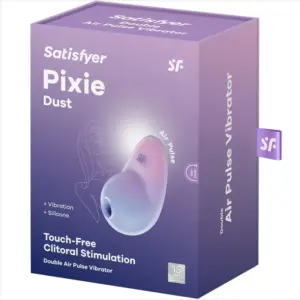 Satisfyer Pixie Dust - Akkus léghullámos csiklóizgató (lila-pink) - Image 4