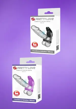 Pretty Love Silas - Rezgős péniszgyűrű