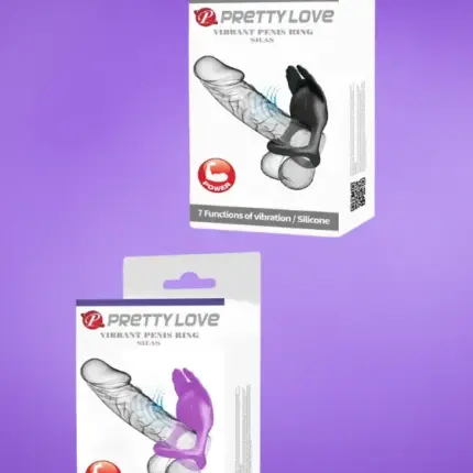 Pretty Love Silas - Rezgős péniszgyűrű