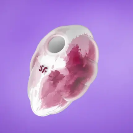 Satisfyer Cloud Dancer - Akkus léghullámos csiklóizgató (pink-fehér)
