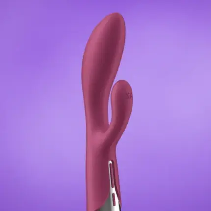 Satisfyer Spinning Rabbit 1 - Forgó csiklókaros vibrátor (piros)