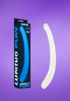 Lovetoy Lumino - Kétvégű dildó (37cm)