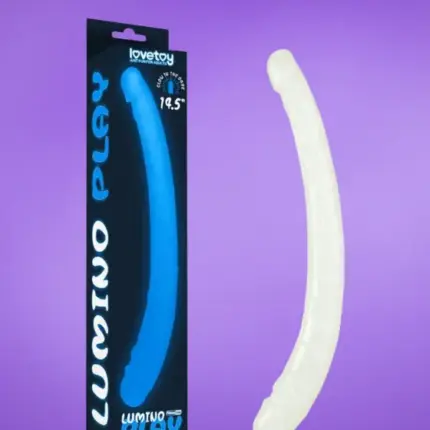 Lovetoy Lumino - Kétvégű dildó (37cm)