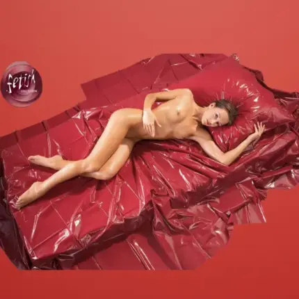 Fényes lepedő - 200 x 230cm (bordó)