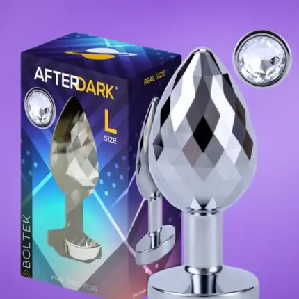 Afterdark Boltek - Análdugó (ezüst) L