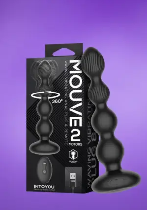 Intoyou Mouve - Akkus,forgó análgolyó (fekete)
