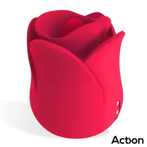 Action Meryl - Rózsa formájú csiklóizgató (piros) - Image 2