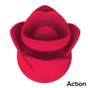 Action Meryl - Rózsa formájú csiklóizgató (piros) - Image 3
