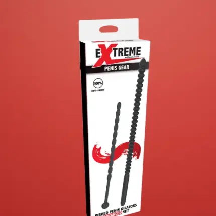 Extreme - Bordázott húgycsőtágító készlet (2 részes)