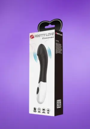 Pretty Love Elemental - G-pont vibrátor (fekete)