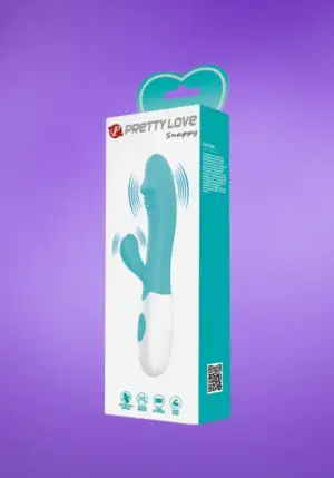 Pretty Love Snappy - Csiklókaros vibrátor (türkiz)