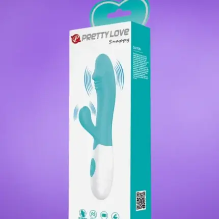 Pretty Love Snappy - Csiklókaros vibrátor (türkiz)