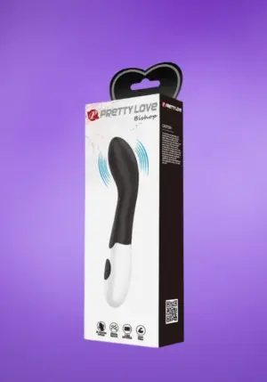 Pretty Love Bishop - G-pont vibrátor (fekete)