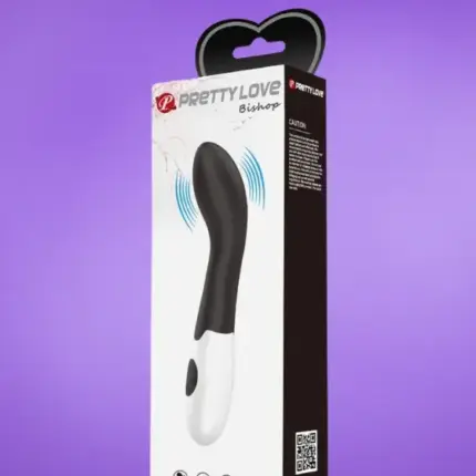 Pretty Love Bishop - G-pont vibrátor (fekete)