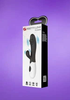 Pretty Love Snappy - Csiklókaros vibrátor (fekete)