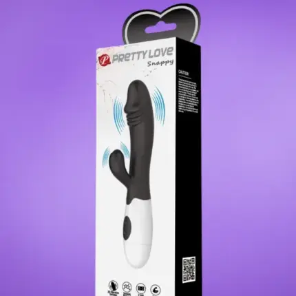 Pretty Love Snappy - Csiklókaros vibrátor (fekete)