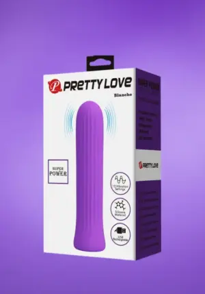 Pretty Love Blanche - Akkus csiklóizgató (lila)