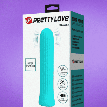 Pretty Love Blanche - Akkus csiklóizgató (türkiz)
