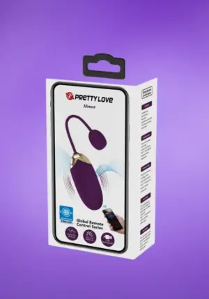 Pretty Love Abner - App-os vibrációs tojás (lila)