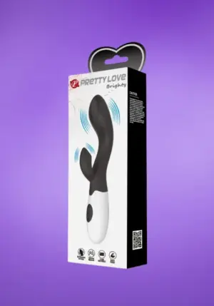 Pretty Love Brighty - Csiklókaros vibrátor (fekete)
