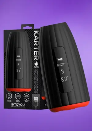Intoyou Karter - Maszturbátor vibrációval,hővel és digitális kijelzővel