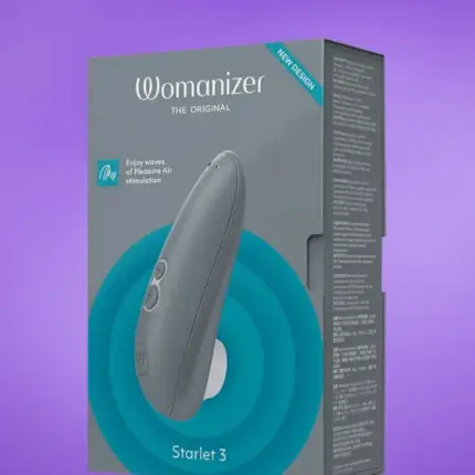 Womanizer Starlet 3 - Léghullámos csiklóizgató (szürke)