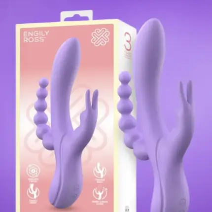 Engily Ross Lindsay - Háromágú vibrátor (lila)