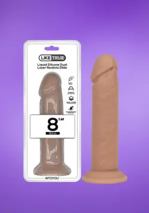 Intoyou Like True 8,5"- Realisztikus dildó tapadókoronggal (natúr)
