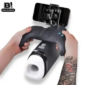 Bold Bros Conty - Maszturbátor tolóerővel,vibrációval,hővel és játékvezérlővel - Image 2