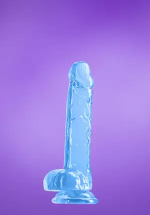 Nsnovelties Fantasia 6,5 - Zselés dildó (kék) - 18cm