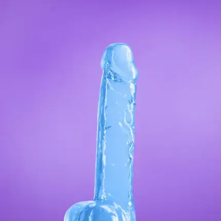 Nsnovelties Fantasia 6,5 - Zselés dildó (kék) - 18cm
