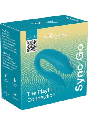 We-Vibe Sync Go - Okos, akkus párvibrátor (türkiz) - Image 6